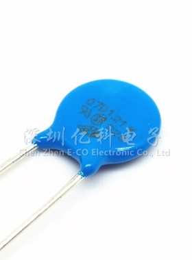 全新 直插/插件 压敏电阻 07D121K 7D121K 121KD07 直径7mm 120V