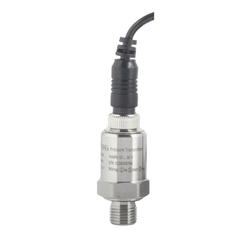 小巧型压力变送器恒压水泵空压机气压24V陶瓷传感器4-20ma通用型