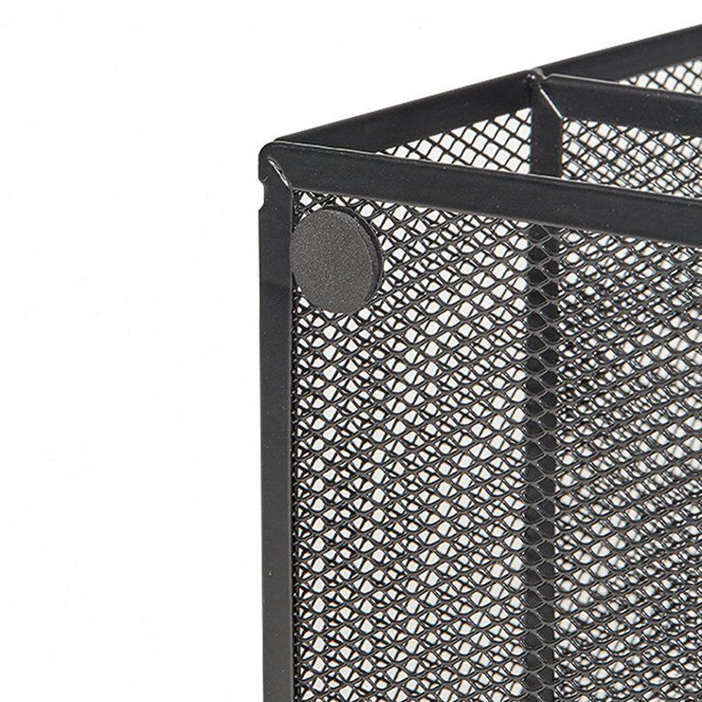 甄选齐心 B2076 金属资料架(七格) 黑