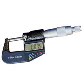 25mm 甄选二键电子数显外径千分尺0 千分卡尺 0.001