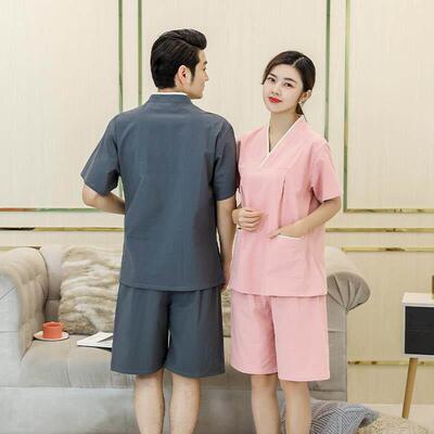 汗按蒸男服女款JWY高档女衣服情桑拿服大码加肥浴服侣浴服摩