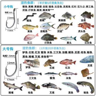 浮钓串钩线嘴鲈鱼钓w0sjZonv翘排钩海钓专用串钩钓石斑鱼鳗鱼不锈