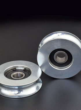 带卡簧6202轴承可更换6201槽轮轴承轮U槽V槽导轨