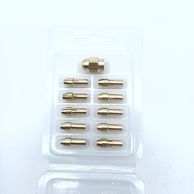 电磨铜夹芯小电磨夹头 螺母夹心锁帽笔迷你打磨雕刻机铜夹头配件