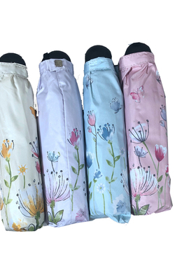 2019款天堂伞女折叠遮阳防晒防紫外线33691小清新33581E蝶绕芳从