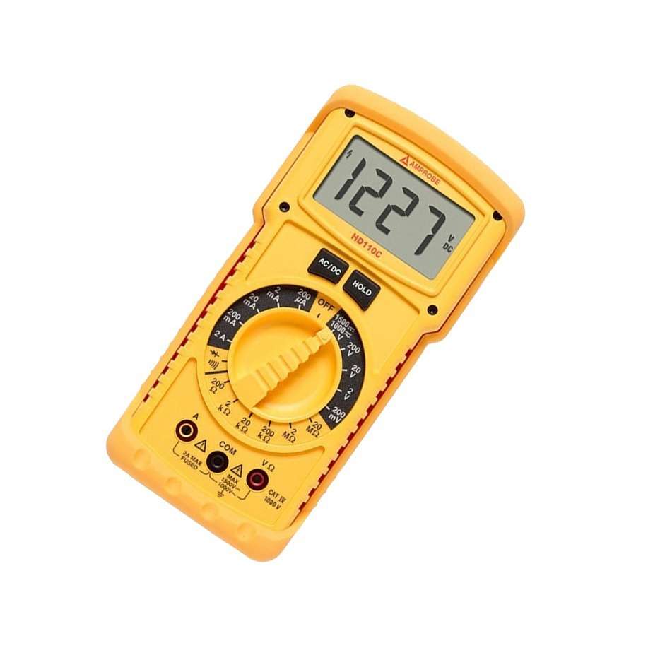 FLUKE-Amprobe安博HD110C/HD160C光伏专用万用表高压加固型1500V