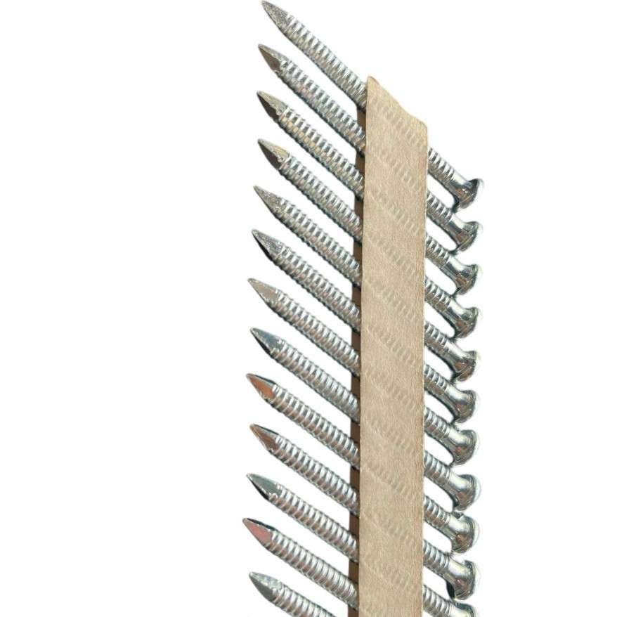 4.0*50螺纹/光杆镀锌/抛光有间隙 PPN纸排钉 厂家直销  出口品质