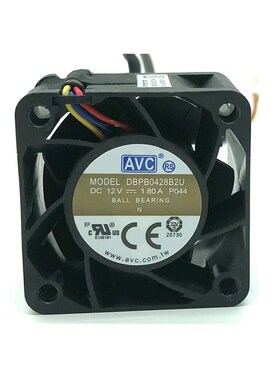 AVC 4028 12V 1.80A 4CM 4线 暴力服务器汽车改装风扇DBPB0428B2U