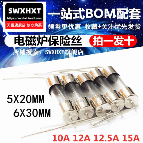带引脚引线保险管5x20MM保险丝熔断器F1 2 3 4 6.3 8 10 15AL250V