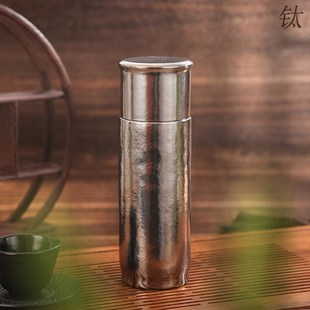 钛杯纯钛保温杯高颜值焖泡保温杯小巧旅行便携双层纯钛保温水杯