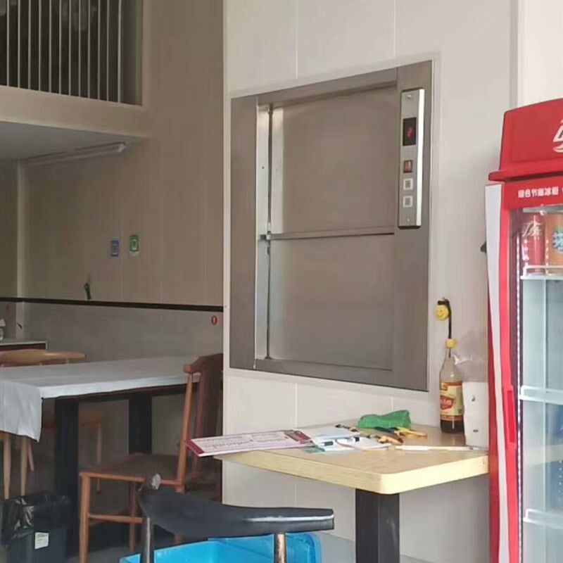 饭店传菜机窗口式传菜餐梯厨房升降机推车式杂物电梯酒店传菜电梯