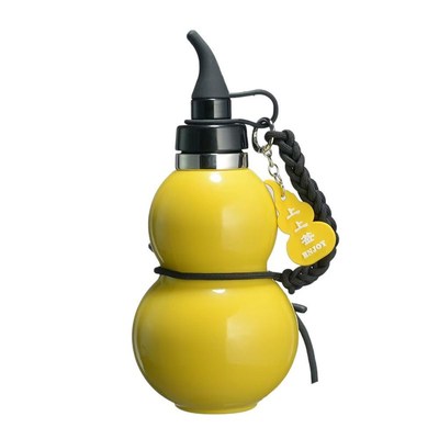 葫芦保温杯不锈钢大容量男款便携运动水杯背带户外高颜值大号学生