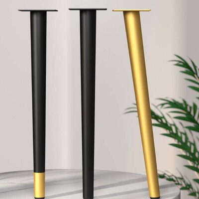 不锈钢铝合金大板桌腿支架铁金属会议桌工作台脚支架腿梳妆台