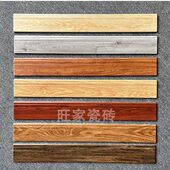 全瓷木纹复古花纹踢脚线100x800瓷砖客厅卧室阳台哑光地角墙脚线