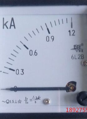 广东德庆电表厂 DB 德表 交流电流表6L2B-1.2KA 1200/5A 6L2-A