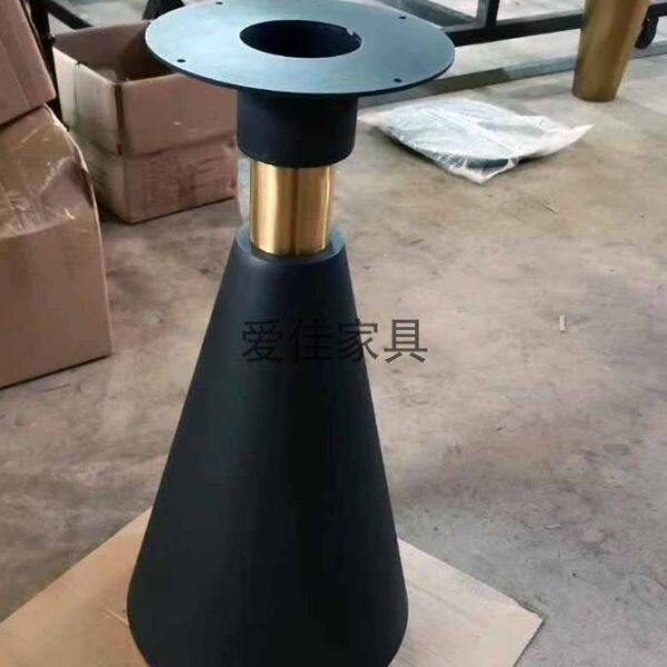 爱佳家具 轻奢 圆边几台脚 简约现代客厅沙发角几接待洽谈金属架