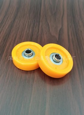 塑胶福来轮 38厘灰色来福轮 铁质镀锌双向轮 货架流利条48厘滚轮