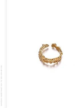 韩版小众设计感贝k壳手饰不规则高级百搭通勤温柔戒指女轻奢高级