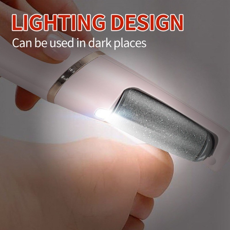 跨境电动磨脚器新款USB充电2档调去死皮老M茧磨皮修脚器电动修脚