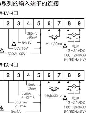 Autonics电流表MT4W继电器输出96x48mm直流数显表