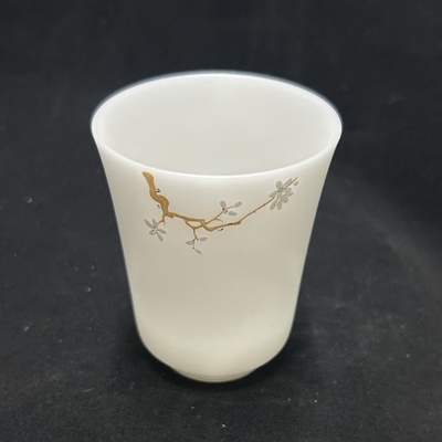 素烧闻香杯60ml德化白瓷茶杯