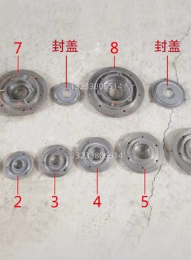 YZS卧式振动电机端盖YZUL立式振动电机边盖油盖振动马达配件包邮