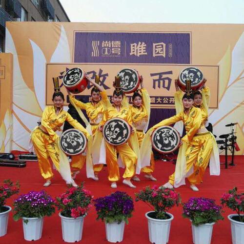 汉唐踏鼓相和歌踏鼓10寸12寸舞蹈道具鼓加厚牛皮实木跳舞鼓站人鼓