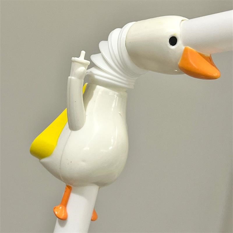 大鹅吸管动物奶茶吸管可重复使用大口径吸管果汁新款粗管造型吸管