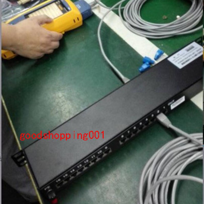 24路百兆POE网络信号防雷器 POE网络交换机避雷器 YPOE防雷器