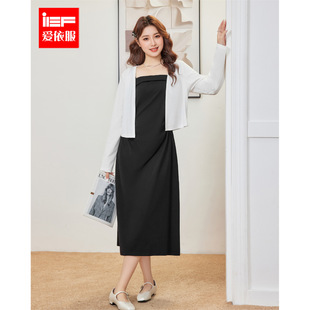 女装 大码 2025秋季 新款 温柔通勤风显瘦里外套裙 IEF 法式 爱依服