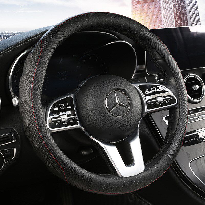 24年新款汽车方向盘套r动感时尚耐磨四季通用圆形套轿车SUV车把套