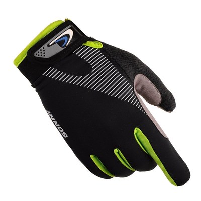 夏季男防晒手套冰丝薄v款开车骑行运动路亚钓鱼触屏手套