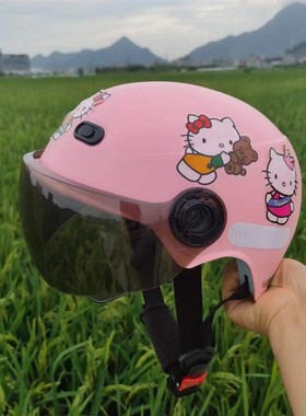 新国标3C认证1-8岁r儿童头盔四季男女通用电动车可爱头盔一件代发