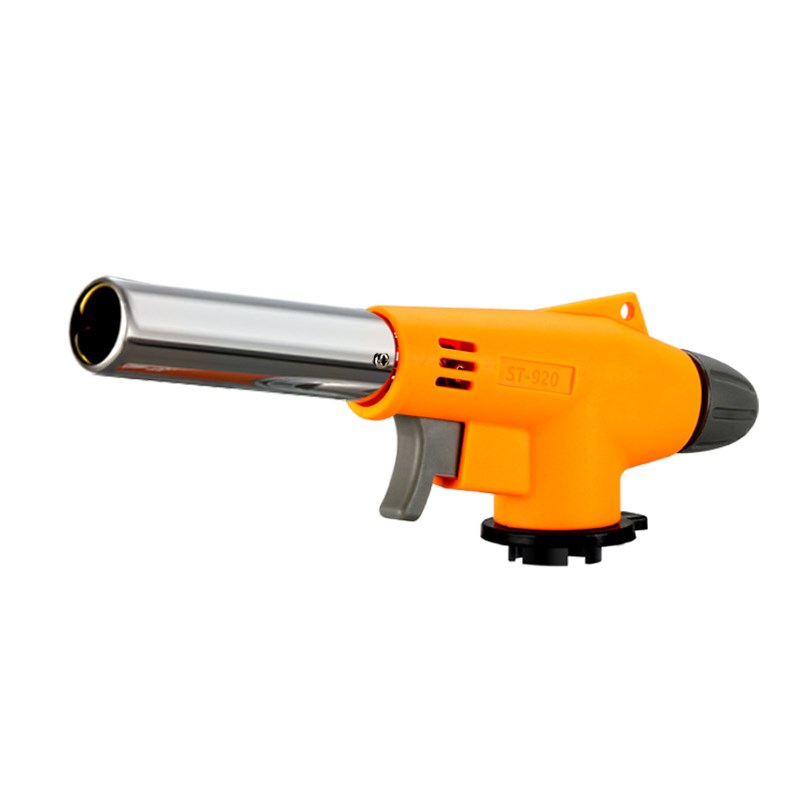 喷火枪920橘色可倒置 黄色w 灰白色 白色 卡式气火枪 带陶火或铁