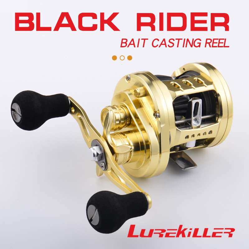 Lurekiller新款全金属300R雷强轮雷强鼓轮8+1BB12公斤刹车船钓轮