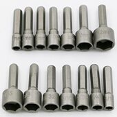 自攻套头批头风批气动头子专用电动螺丝六角件套套筒工具强力扳手