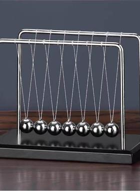 牛顿摆球碰碰球撞击物理摆件现代简约家居桌面装饰品创意礼物礼品