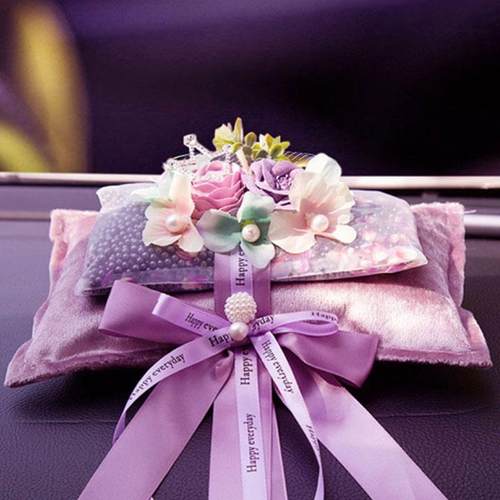 干花竹炭包汽车内装饰香包摆件创意香薰车载用品女神高档萃取花香