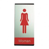 标识牌 酒店洗手间指示牌 女洗手间指示牌 铝合金 点递工艺