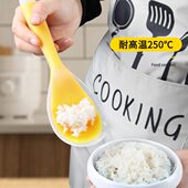 斯凯尔饭勺家用不粘盛饭勺硅胶铲子电饭锅勺子不伤锅耐高温打饭铲