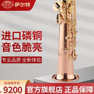 6700专业演奏款 进口磷铜 台湾萨尔特高音萨克斯乐器直管降b调SP