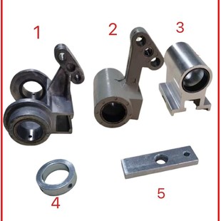 简易铝座 纺织机械配件 倒毛机铝座 倒纱杆 开口铝座 倒毛机配件