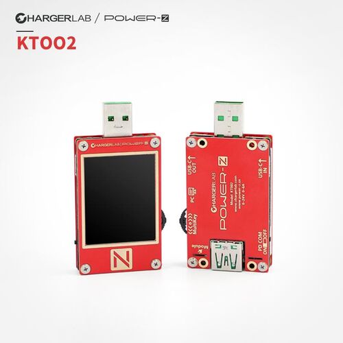 ChargerLAB POWERZ USB PD电压诱骗仪表 KT002 充电头网测试仪
