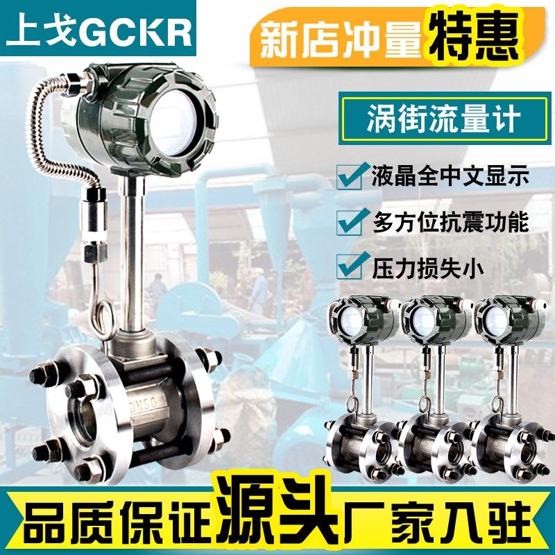 蒸汽涡街流量计DN25/32/125/150压缩空气天然气GCKR气体计量表