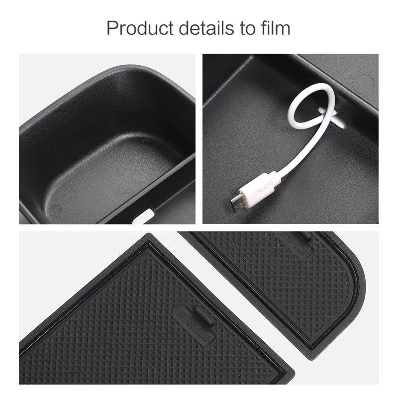 适用22-24款丰田VOXY/NOAH 90系中控储物盒汽车用品X专用改装配件