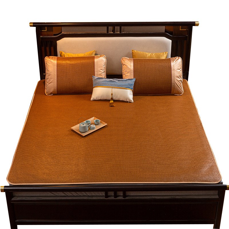 凉席竹席双面夏n季可折叠草席学生宿舍单人冬夏两用夏天竹凉席