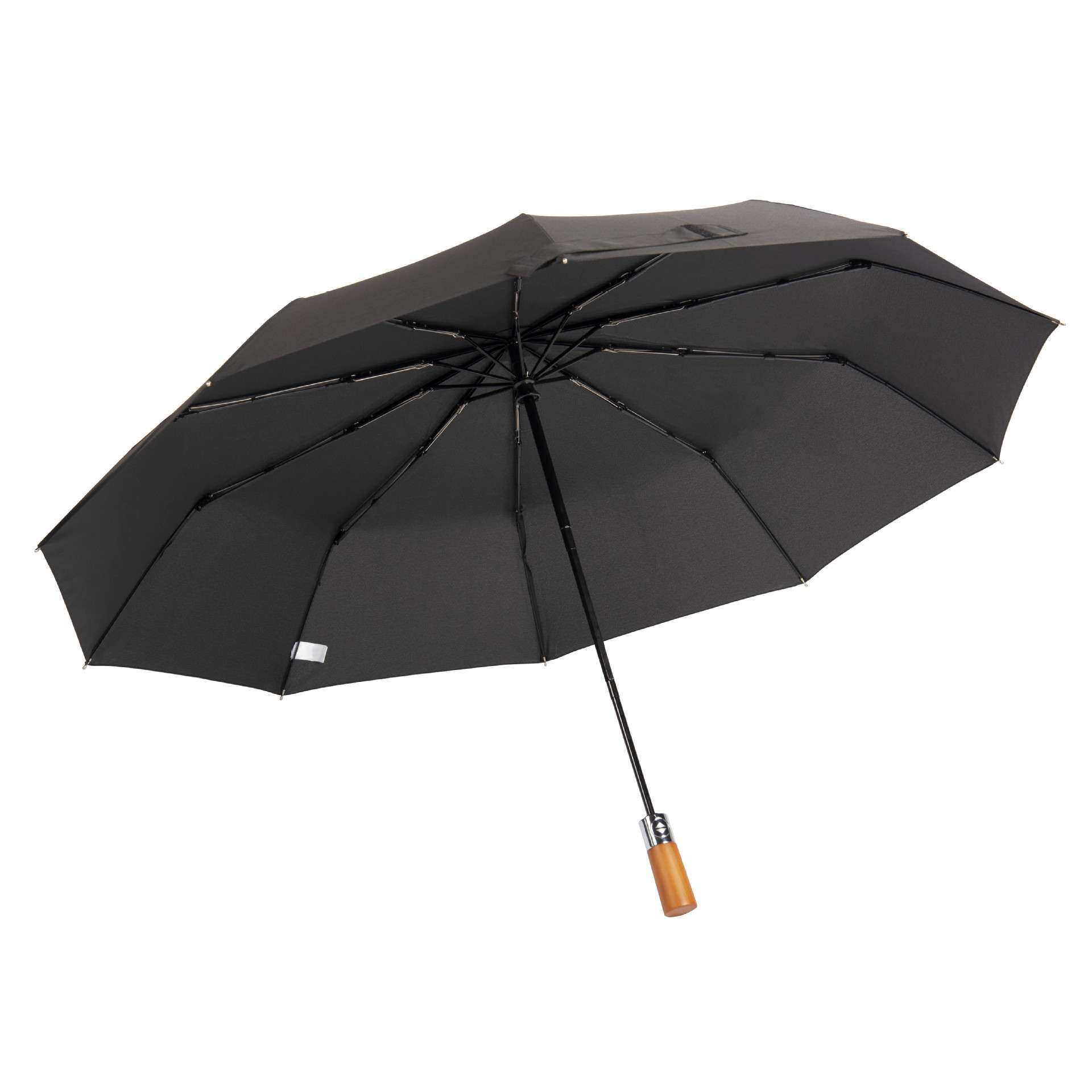 高级复古实木柄防风防雨防晒全自动男士10骨伞雨伞