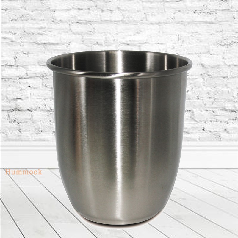 无盖不锈钢垃圾桶时尚加厚304不锈钢垃圾桶厨房垃圾桶冰桶