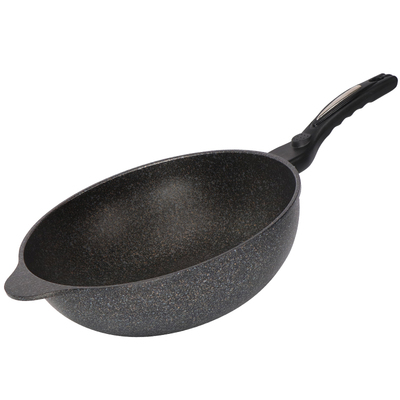 麦饭石不粘锅炒锅家用麦石锅炒菜锅麦饭石锅平底锅无涂层不沾