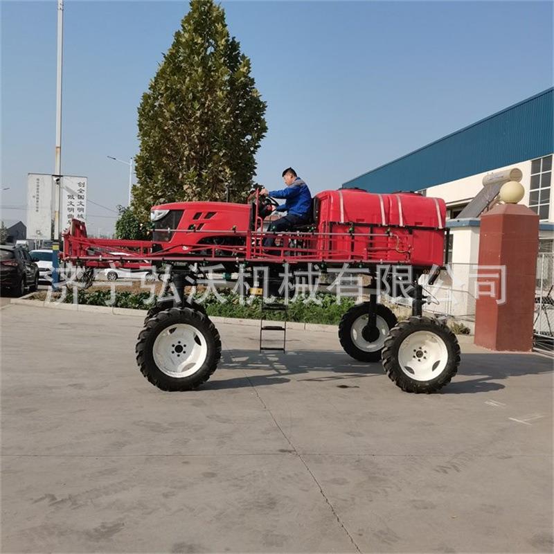 座驾式小麦打药机自走式喷杆打药机高脚玉米棉花喷药机